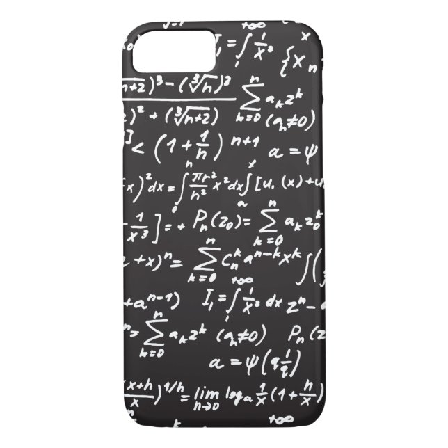 Coques Case-Mate iPhone Équations de maths de tableau noir (Dos)