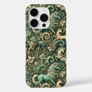Coques iPhone 16 Pro Equinoxe céleste - Papier Peint Mythique Unicorne 