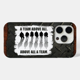 Coque iPhone 15 Pro Équipe au-dessus de tous (Hockey)