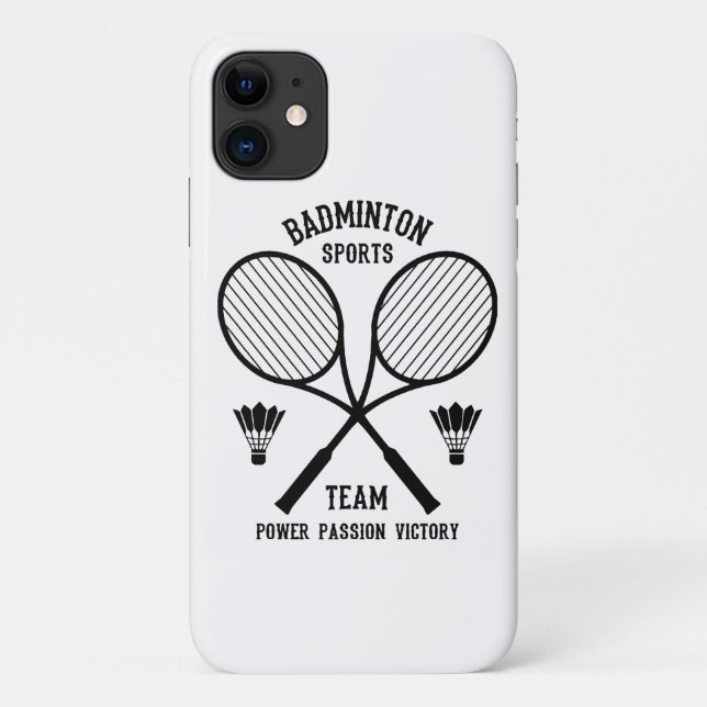 Coques Case-Mate iPhone Équipe de badminton (Dos)