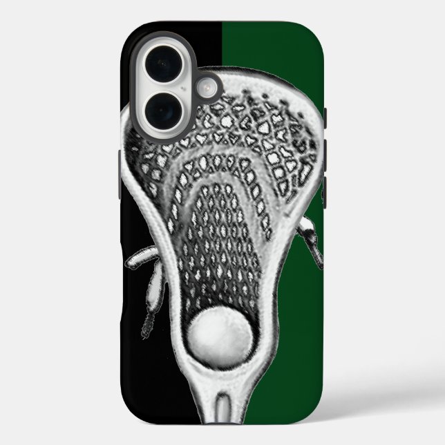 Coques Case-Mate iPhone Équipe de sports de crosse Green (Verso)