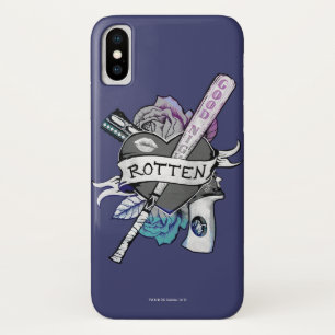 Coques Pour iPhone Équipe de suicide   Harley Quinn "Rotten" Tattoo A