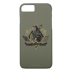 Coque iPhone 8/7 Équipe de suicide   Insigne Drapeau Rick