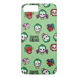 Coque iPhone 8 Plus/7 Plus Équipe de suicide   Joker Emoji Motif