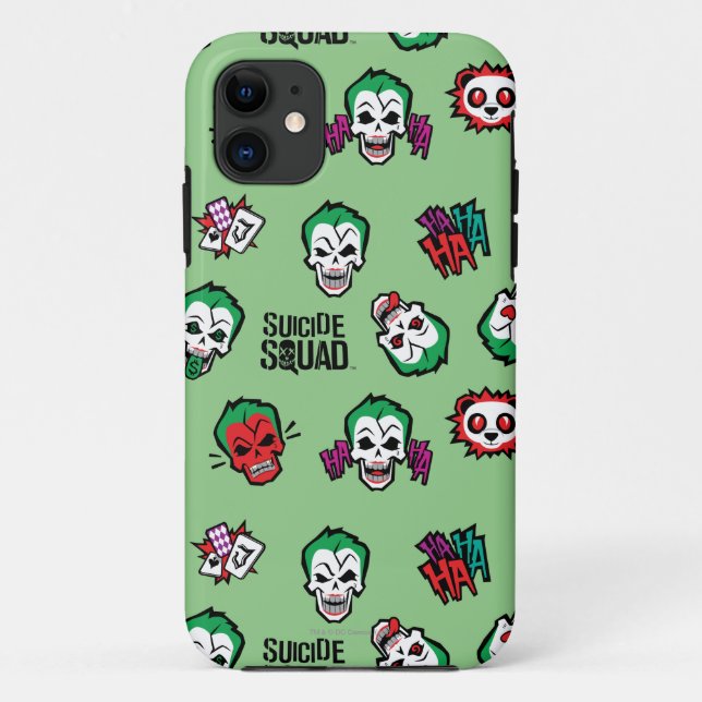 Coques Case-Mate iPhone Équipe de suicide | Joker Emoji Motif (Dos)