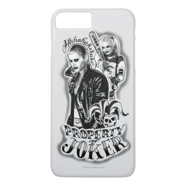 Coques Case-Mate iPhone Équipe de suicide | Joker & Harley Airbrush Tattoo (Dos)