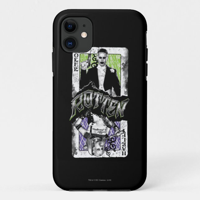 Coques Case-Mate iPhone Équipe de suicide | Joker & Harley Rotten (Dos)