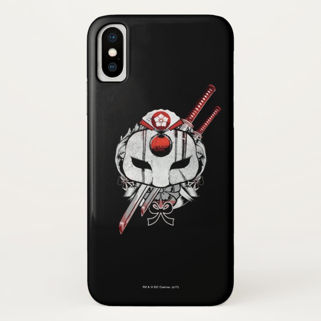 Coques Case-Mate iPhone Équipe de suicide | Katana Masque & Epées Tatouage (Dos)