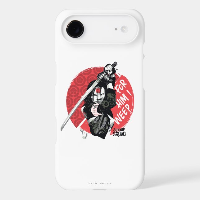 Coques Case-Mate iPhone Équipe de suicide | Katana "Pour Lui, je pleure" (Verso)
