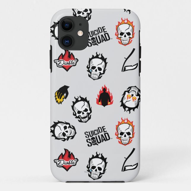 Coques Case-Mate iPhone Équipe de suicide | Motif Diablo Emoji (Dos)