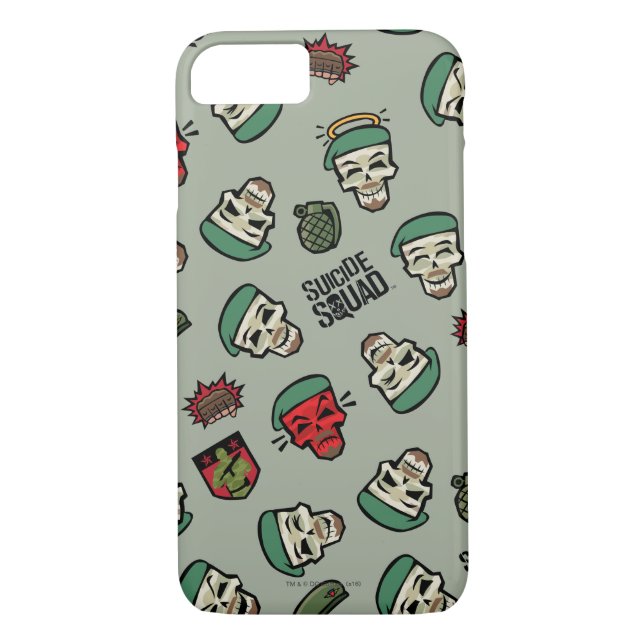 Coques Case-Mate iPhone Équipe de suicide | Motif Emoji Drapeau Rick (Dos)