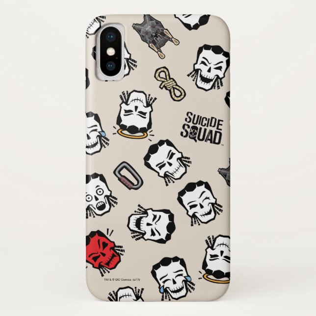 Coques Case-Mate iPhone Équipe de suicide | Slipknot Emoji Motif (Dos)