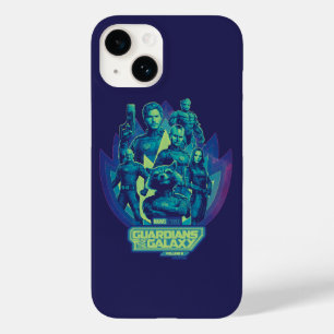 Coque Pour iPhone 14 Équipe des Gardiens de la Galaxie en graphique d'e