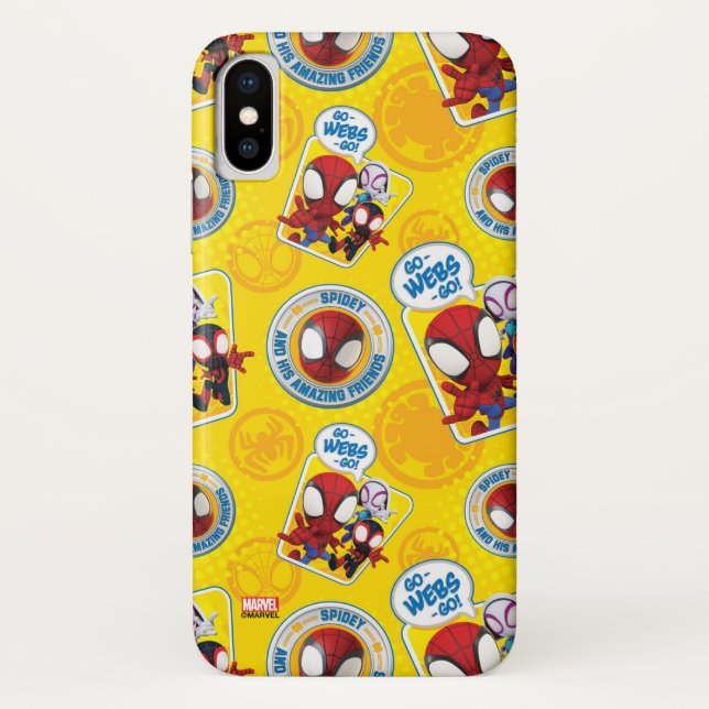 Coques Case-Mate iPhone Équipe Spidey : Go-Webs-Go! (Dos)