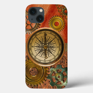 Coques Pour iPhone Équipements Steampunk en métal et en cuir