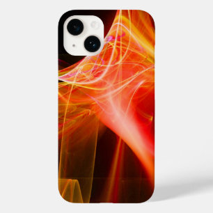 COQUES POUR iPhone ÉQUIPES FRACTALES EN ORANGE JAUNE ROUGE