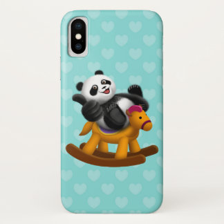 Case-Mate iPhone Case Équitation de panda sur le cheval de basculage