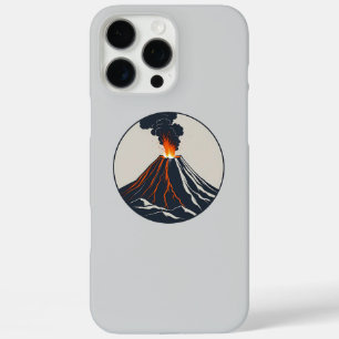 Coques iPhone 16 Pro Max Éruption de l'illustration de l'art moderne du vol