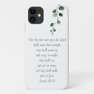 Case-Mate iPhone Case Ésaïe 40:31 Bible Verse Shabby Chic Téléphone Case