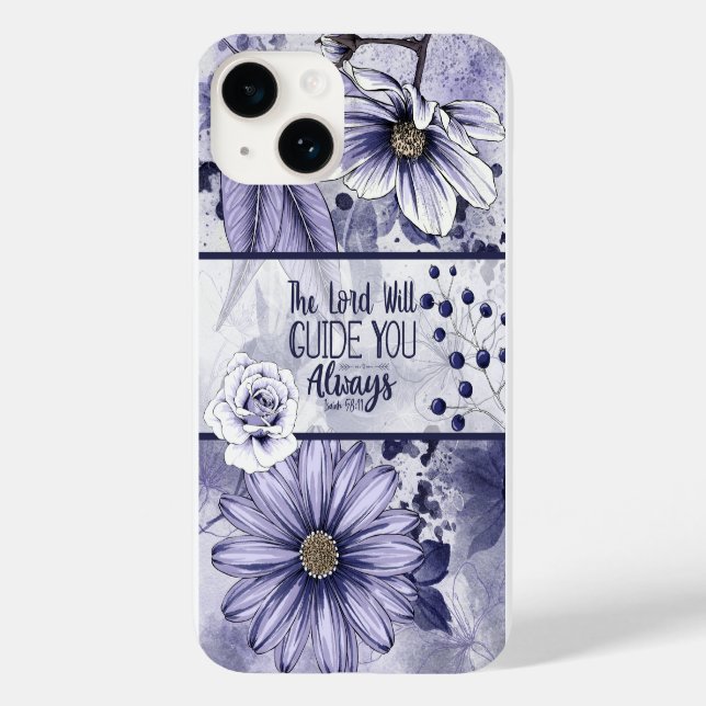 Coques Case-Mate iPhone Ésaïe 58:11 "Le Seigneur..." L'orge (Verso)