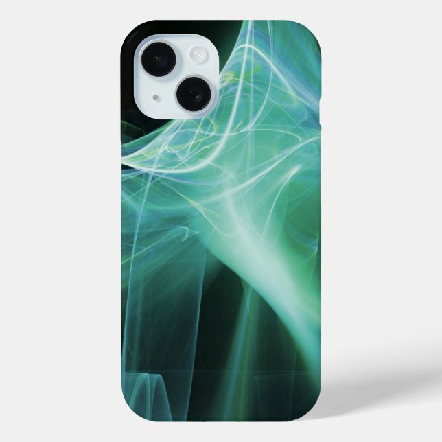 COQUES Case-Mate iPhone ESCALIERS FRACTAUX EN TURQOISE BLEU TURQUOISE VERT (Verso)