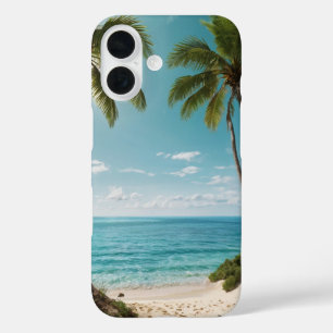 Coque Pour iPhone 16 Escape Azure