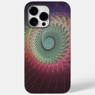 Coque Pour Pour iPhone 14 Pro Max Escargot Abstrait coloré Art moderne fractal