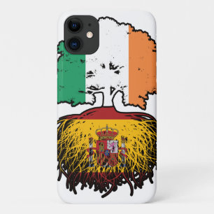 Case-Mate iPhone Case Espagne Espagne Irlande Irlande Arbre Drapeau