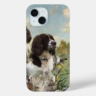 Coque Pour iPhone 15 Espagnol Springer anglais, Art