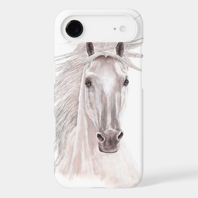 Coques Case-Mate iPhone Esprit du cheval de vent - cru (Verso)