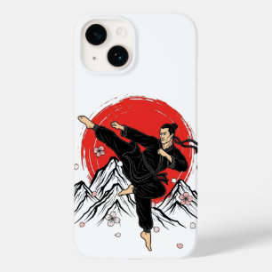 Coque Pour iPhone 14 Esprit du Kung Fu – Emblème d'arts martiaux sur le