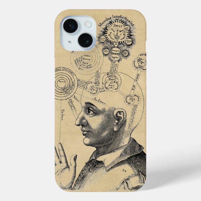 Coques Case-Mate iPhone Esprit et Conscience Sepia (Verso)