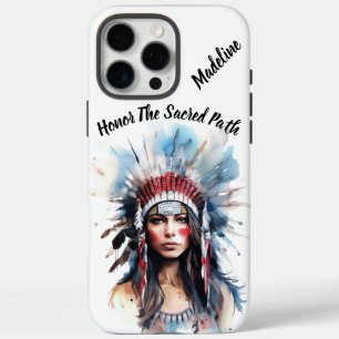 Coques iPhone 16 Pro Max Esquisse du patrimoine autochtone : Touche sauvage