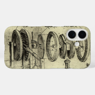 Coques iPhone 16 Esquisse technique de Leonardo da Vinci d'une roue