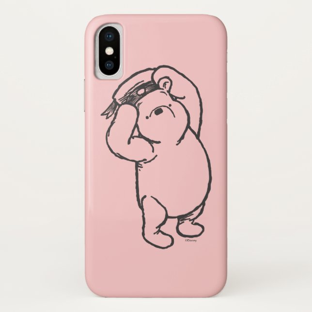 Coques Case-Mate iPhone Esquisse Winnie l'Ourson 1 (Dos)