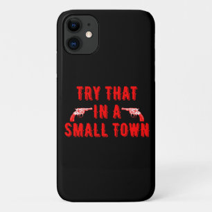 Case-Mate iPhone Case Essayer Dans Une Petite Ville