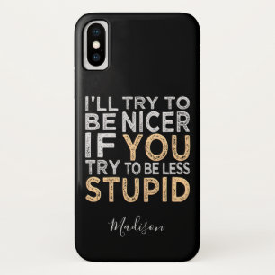 Case-Mate iPhone Case Essayez d'être des cas nommés faits sur commande