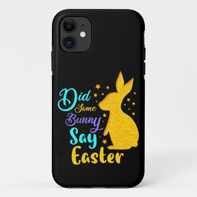 Coques Case-Mate iPhone Est-Ce Qu'Un Lapin A Dit Pâques (Dos)