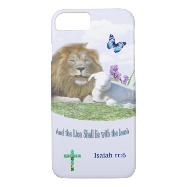 Coques Case-Mate iPhone Et le Lion couchera avec l'Agneau (Dos)