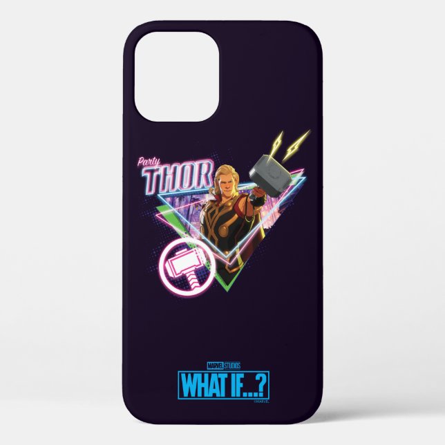 Coques Case-Mate iPhone Et Si... ? | Party Thor Neon Graphic (Verso)