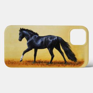 Case-Mate iPhone Case Étalon noir du cheval de course