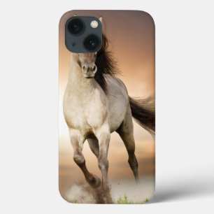 Coques Pour iPhone Étalon sauvage fonctionnant dans le coucher du