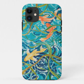 Coques Pour iPhone Étang bleu de Koi
