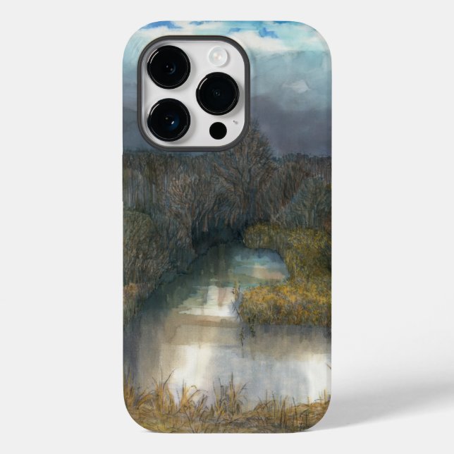 Coques Case-Mate iPhone étang d'automne (Verso)