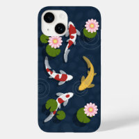 Étang japonais de poissons Koi
