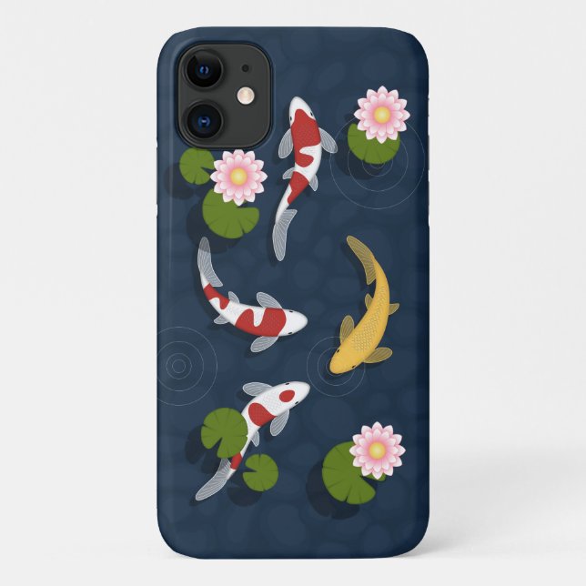 Coques Case-Mate iPhone Étang japonais de poissons Koi (Dos)
