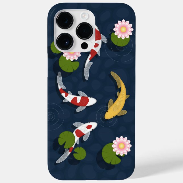 Coques Case-Mate iPhone Étang japonais de poissons Koi (Verso)