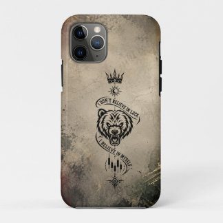 Case-Mate iPhone Case État d'esprit de l'ours trader vintage grunge – Cr