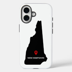 Coque Pour iPhone 16 État simple et élégant du New Hampshire