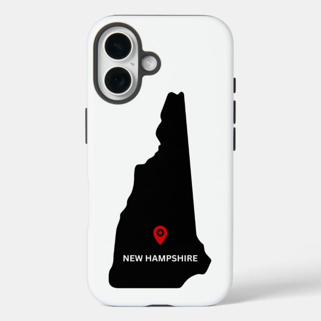 Coques Case-Mate iPhone État simple et élégant du New Hampshire (Verso)